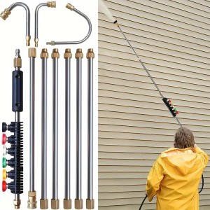 10pcs High Pressure Washer Extension Wand Set